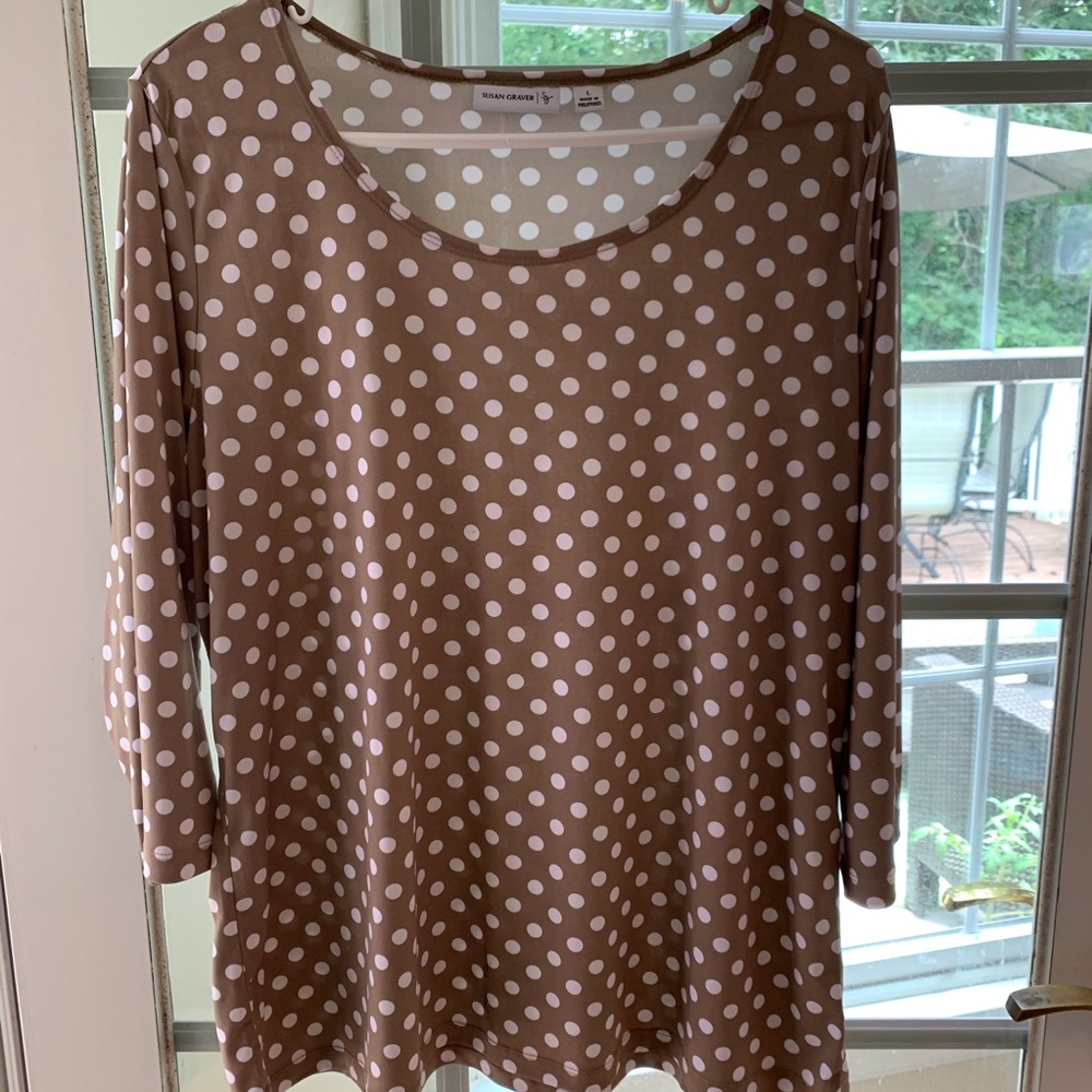 Susan Graver Liquid Knit Shirt